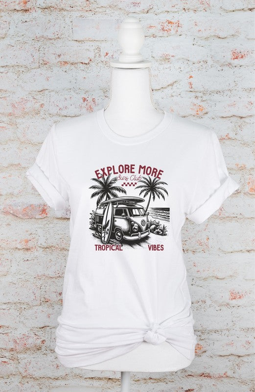 Explore More Tropical Vibes Graphic Tee