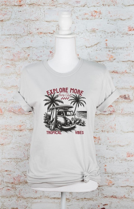 Explore More Tropical Vibes Graphic Tee