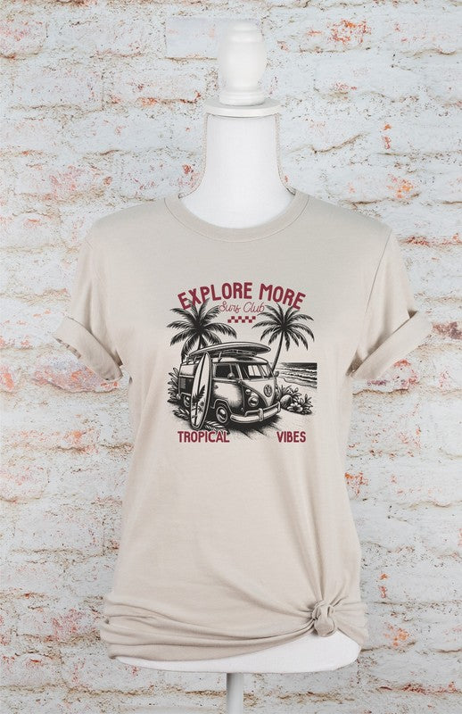 Explore More Tropical Vibes Graphic Tee