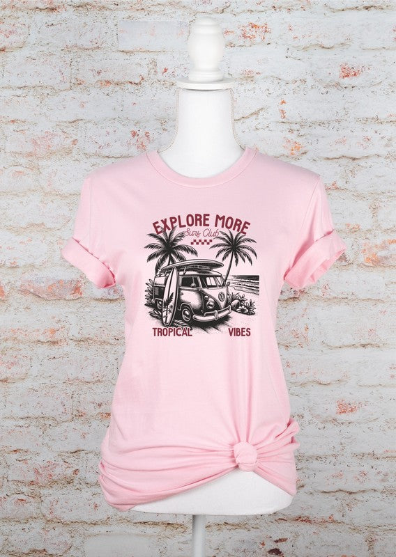 Explore More Tropical Vibes Graphic Tee