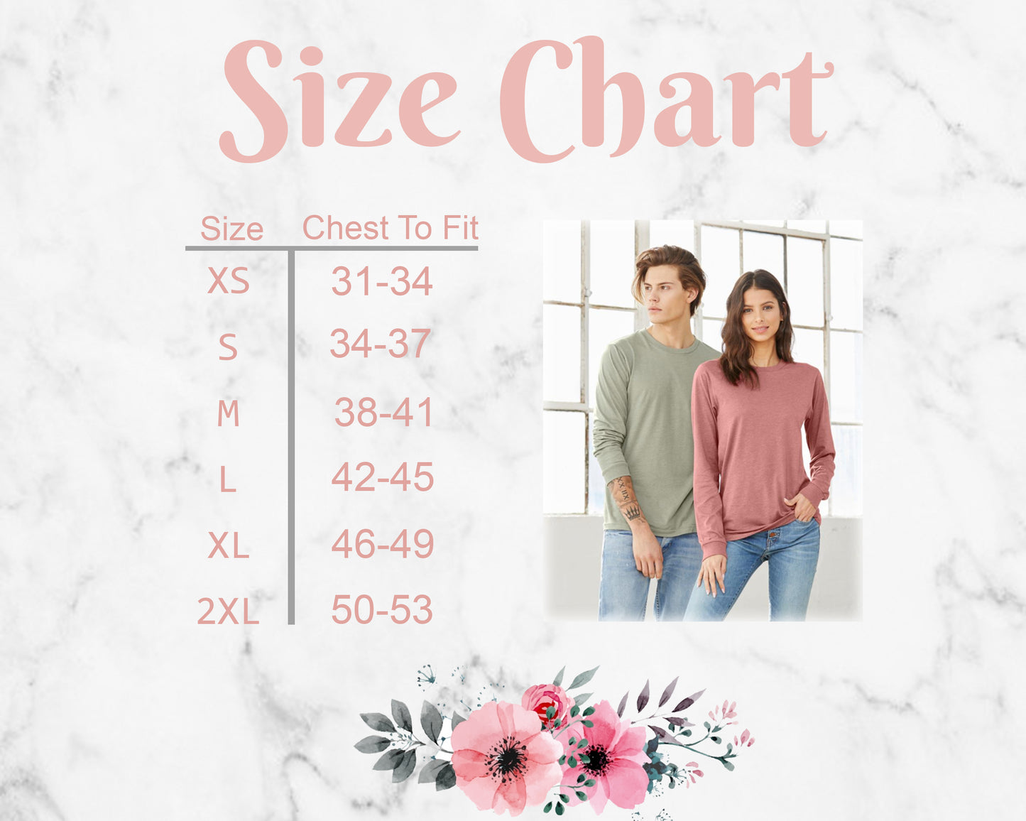 In Stock Long Sleeve - SMALL