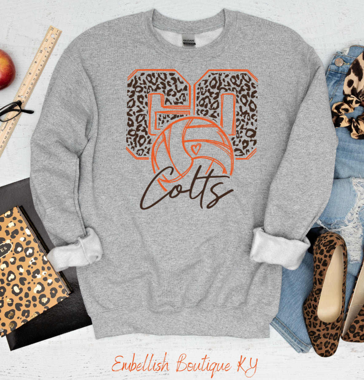 Go Colts - Leopard Volleyball