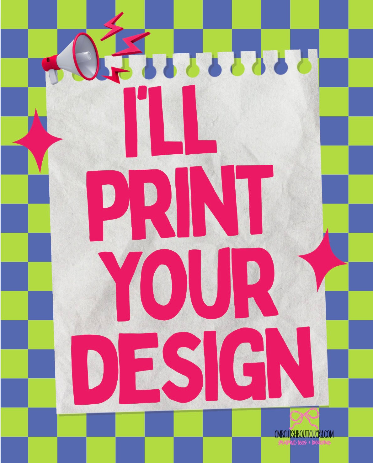 CUSTOM DTF (Direct to Film) Print