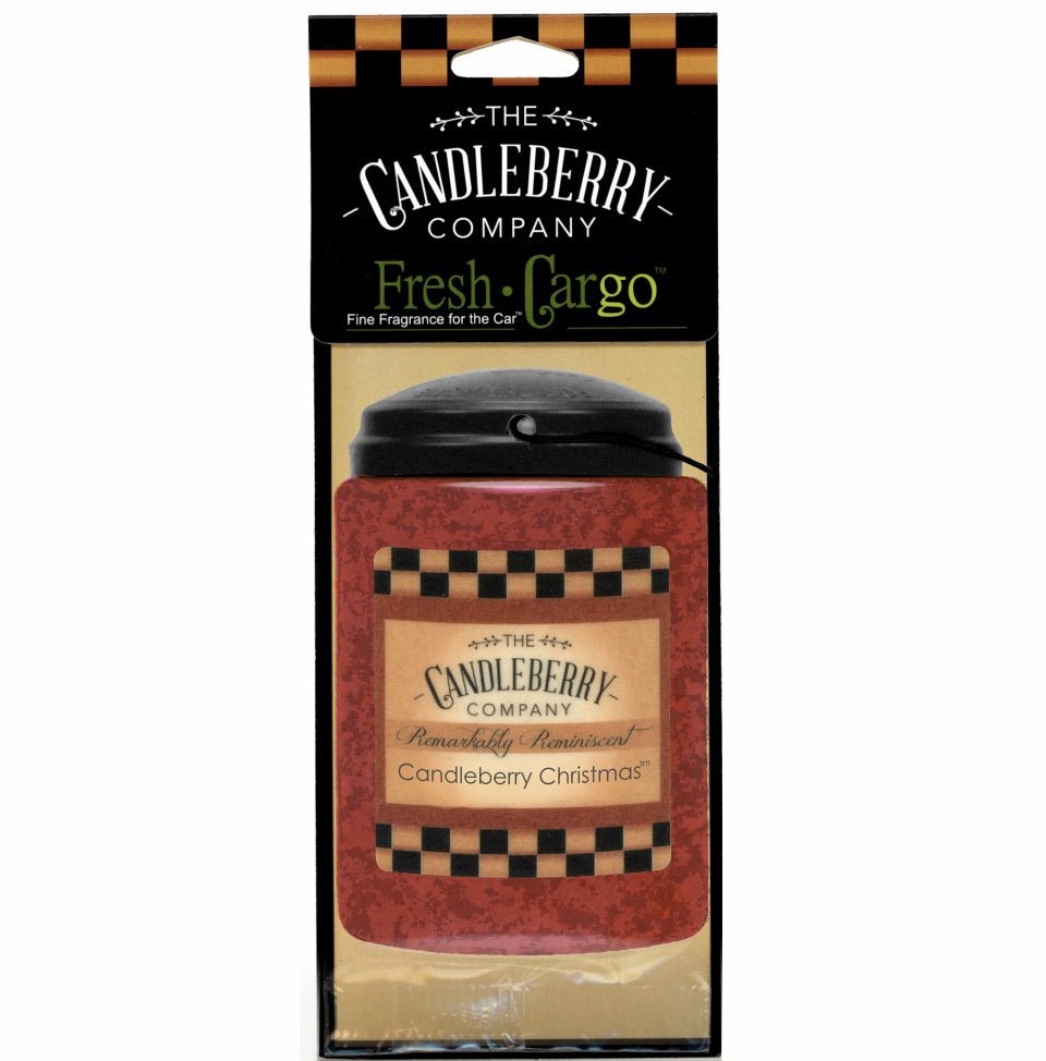Candleberry Christmas™- "Fresh Cargo"®, Scent for the Car (2-PACK) (Collective)