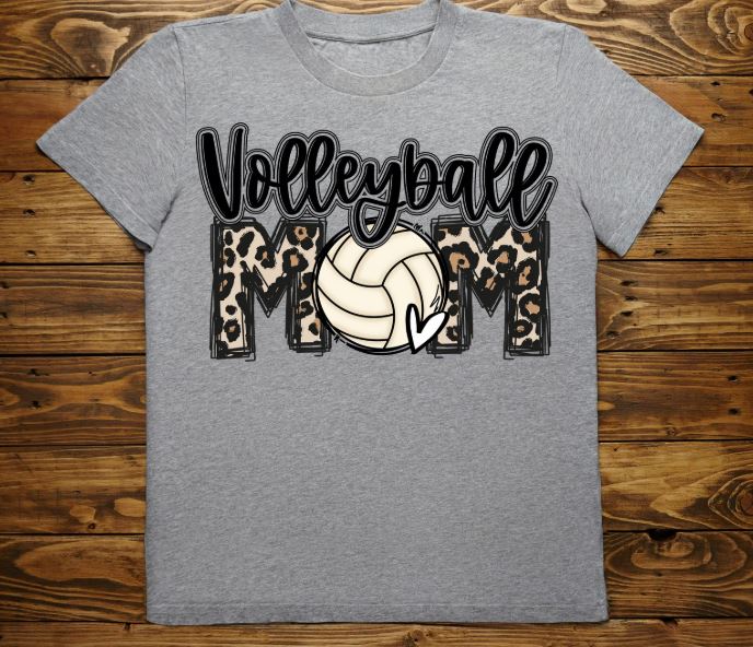 Volleyball Mom - tee, sweatshirt or hoodie - Multiple Colors Available