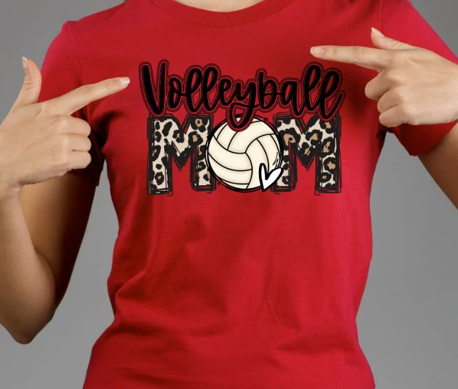 Volleyball Mom - tee, sweatshirt or hoodie - Multiple Colors Available