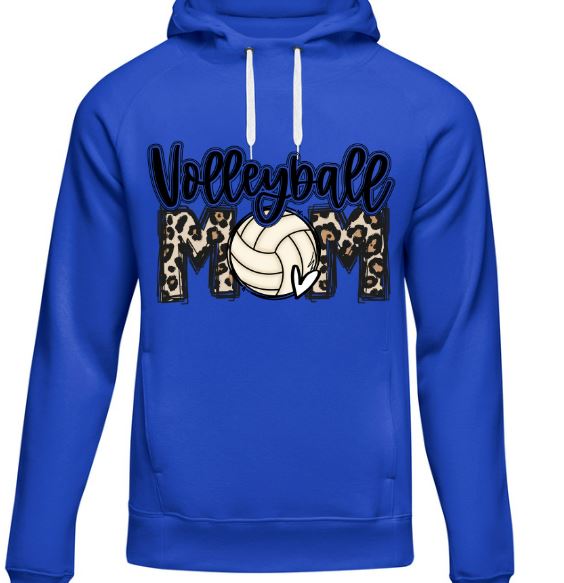 Volleyball Mom - tee, sweatshirt or hoodie - Multiple Colors Available
