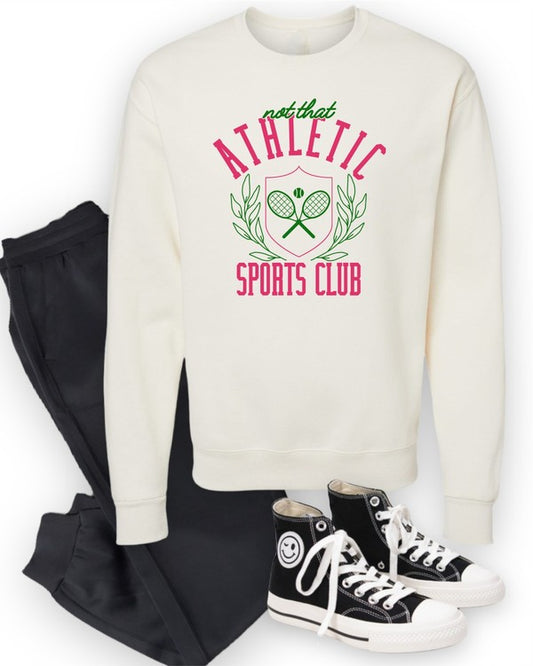 Not That Athletic Sports Club Graphic Sweatshirt