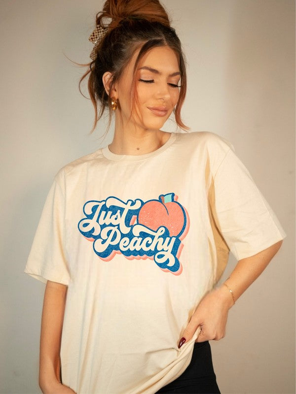 Just Peachy Softstyle Tee