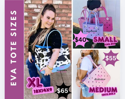 EVA Custom Tote Bag - Preorder