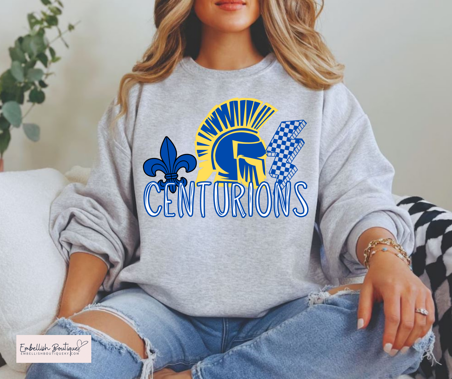 Centurions - Mascot - tee, sweatshirt or hoodie