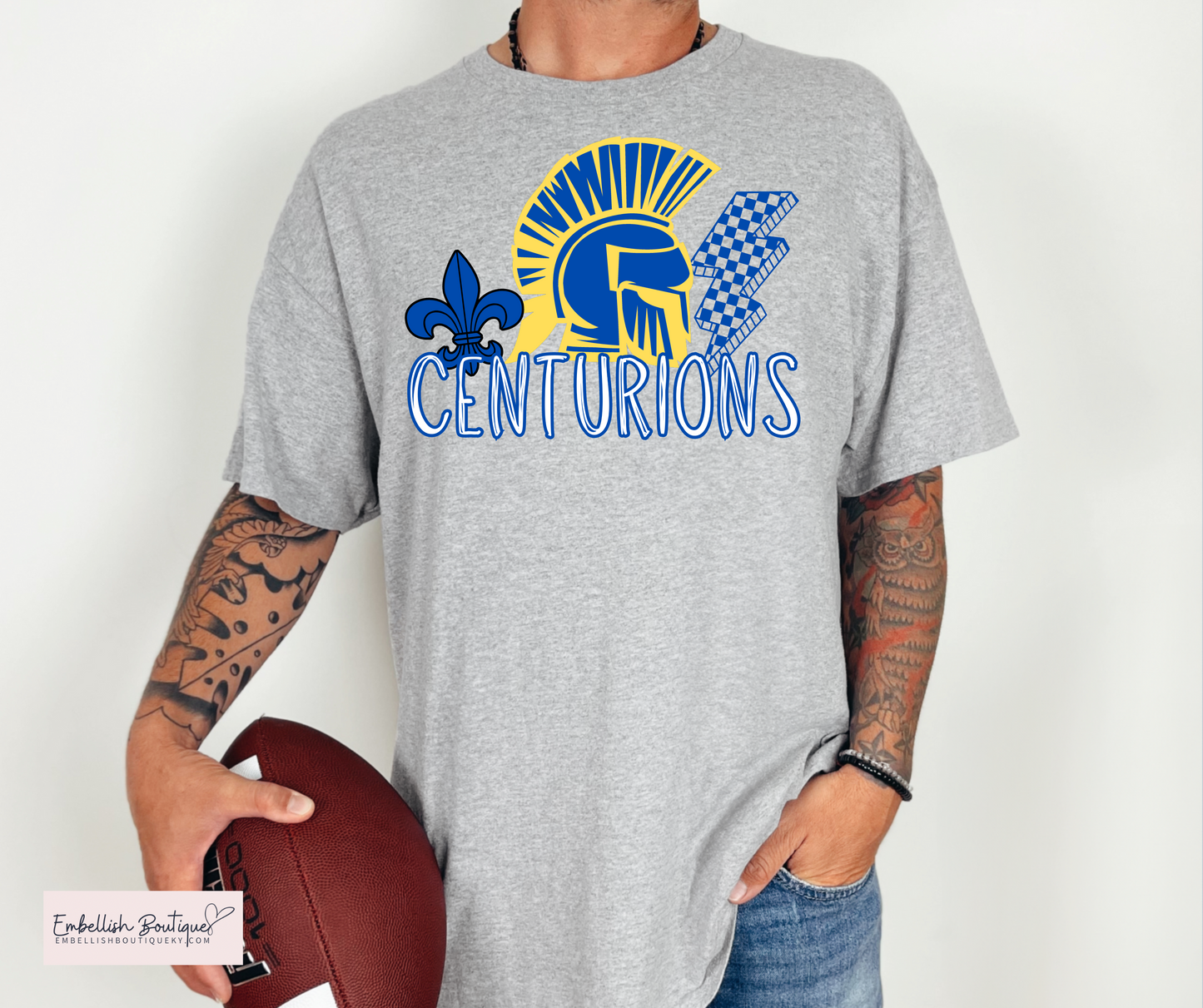 Centurions - Mascot - tee, sweatshirt or hoodie