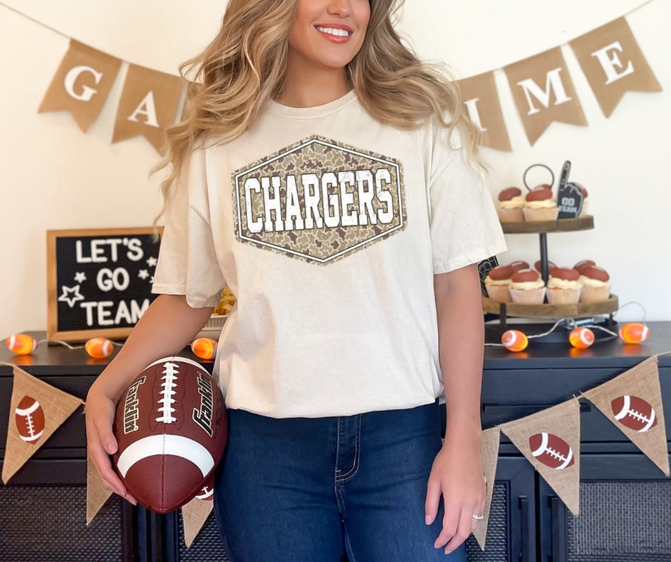 Chargers Camo Tee, Sweatshirt or Hoodie