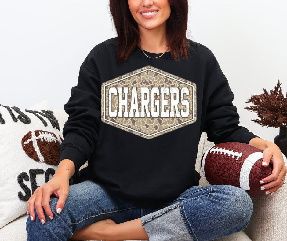 Chargers Camo Tee, Sweatshirt or Hoodie