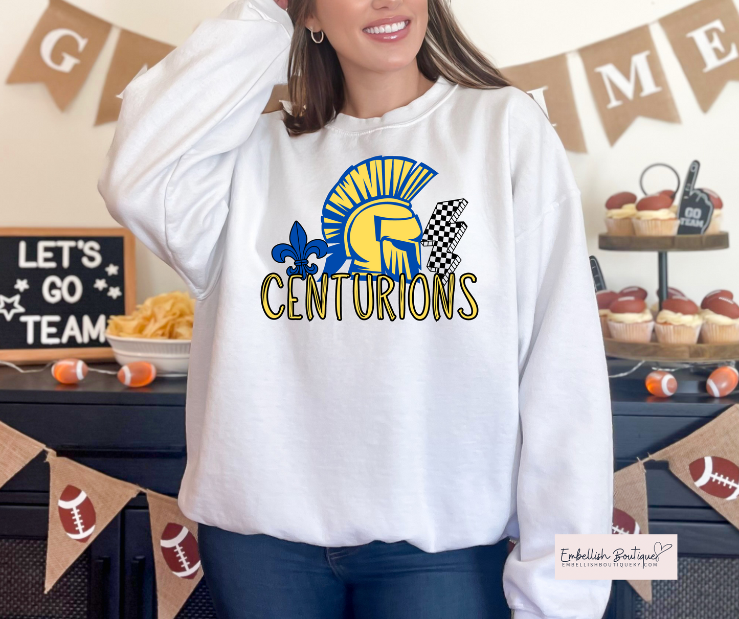 Centurions - Mascot - tee, sweatshirt or hoodie