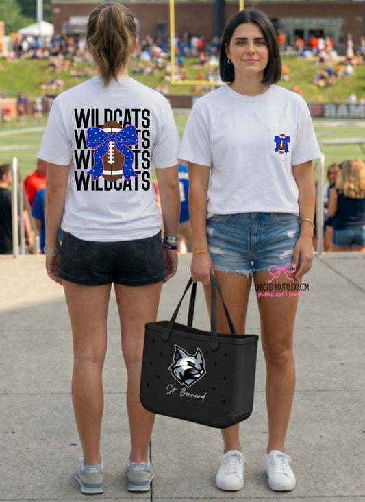 Football Custom Pocket Tee