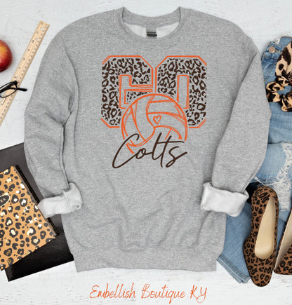Go Colts - Leopard Volleyball
