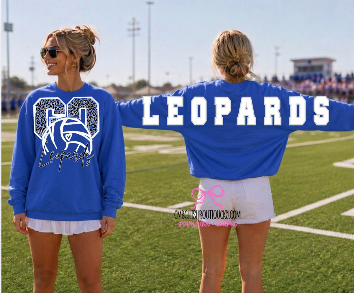 Custom Front & Back Name Sleeve Sweatshirt