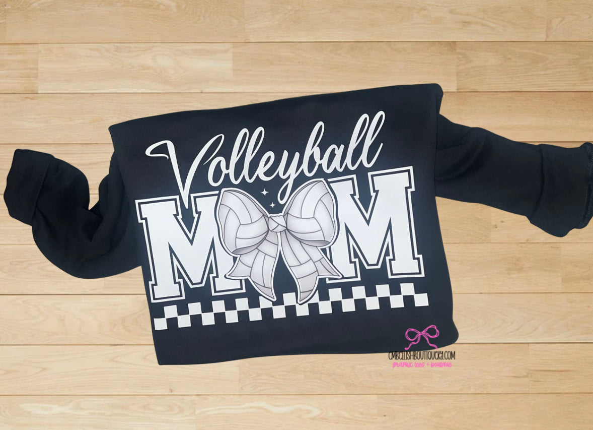 Coquette Volleyball Mom - tee or sweatshirt