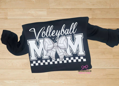 Coquette Volleyball Mom - tee or sweatshirt