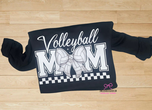Coquette Volleyball Mom - tee or sweatshirt