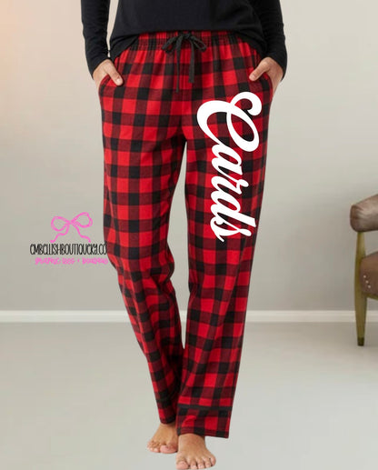 Custom Flannel PJ Pants - Ladies Fit