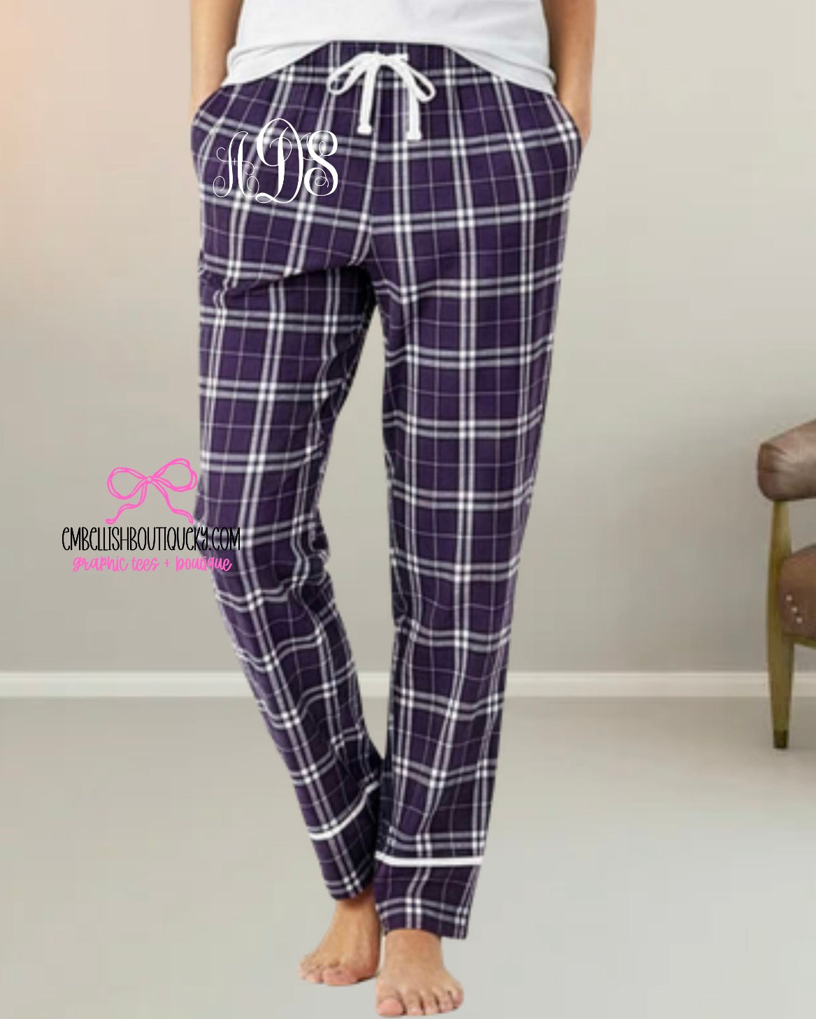 Custom Flannel PJ Pants - Ladies Fit