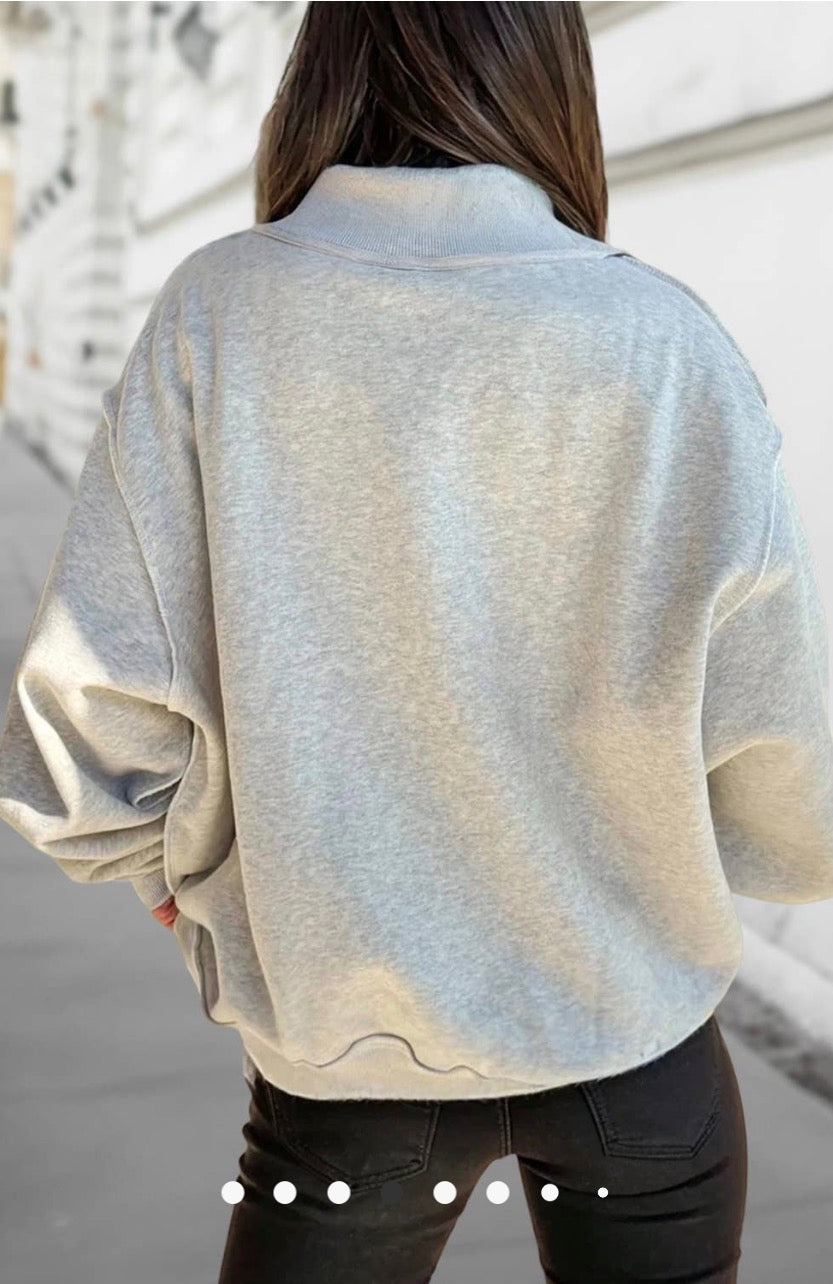 Reversible Mock Neck Sweatshirt with 2 designs - Pre Order (closes 7/24/26)
