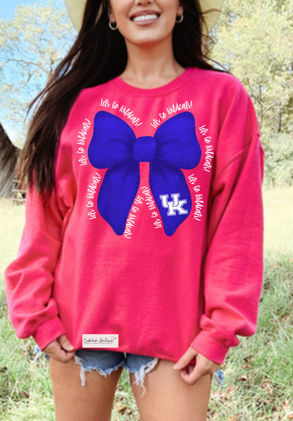 Kentucky Coquette Bow - Go Wildcats