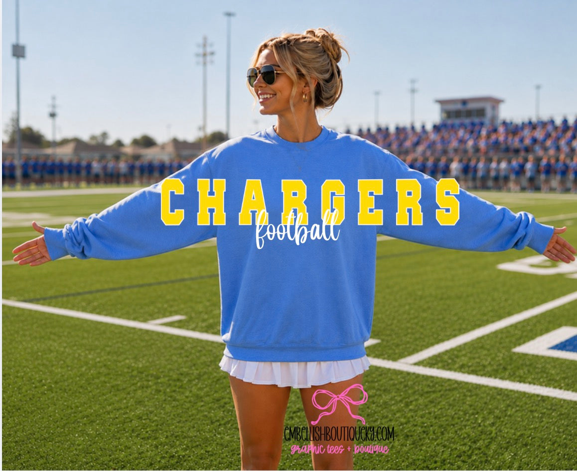 Custom Front & Back Name Sleeve Sweatshirt