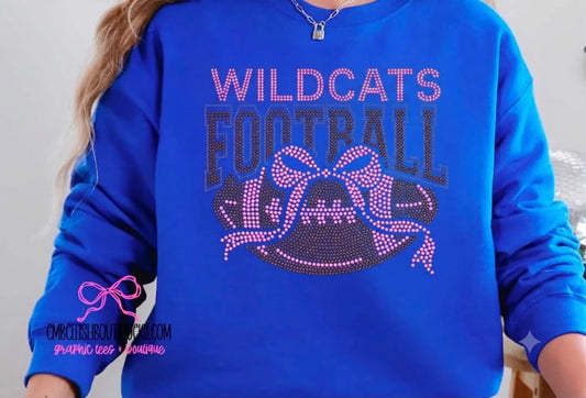 Wildcats Football - Sparkle Sweatshirt