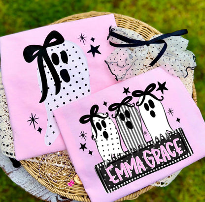 Mom and Me - polka dot ghost tee, sweatshirt or hoodie