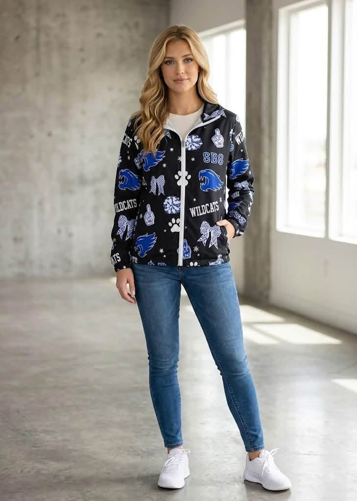 CUSTOM Lightweight Full-Zip Hooded Jacket