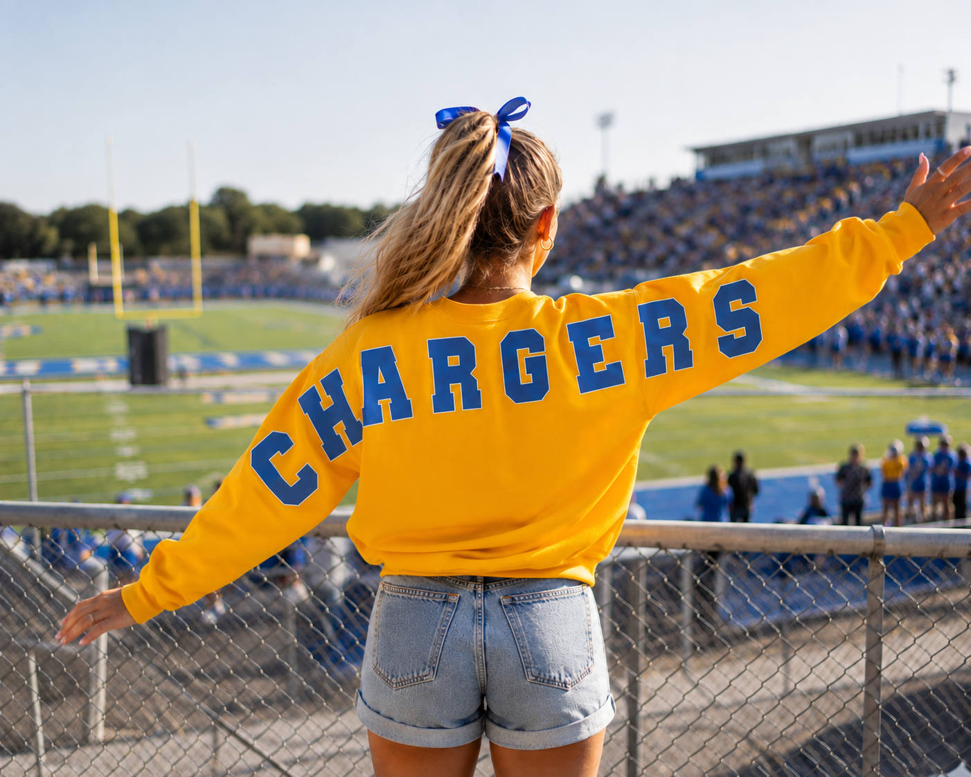 Custom Front & Back Name Sweatshirt