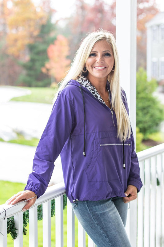 Abby Leopard Windbreaker-#3-Purple