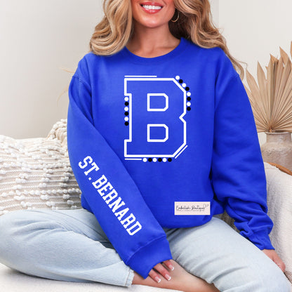 St. Bernard Sleeve "B" - Sweatshirt or Hoodie