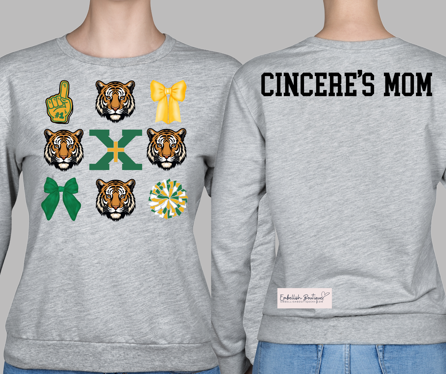 St. X Tigers Coquette Spirit Tee, Sweatshirt or Hoodie