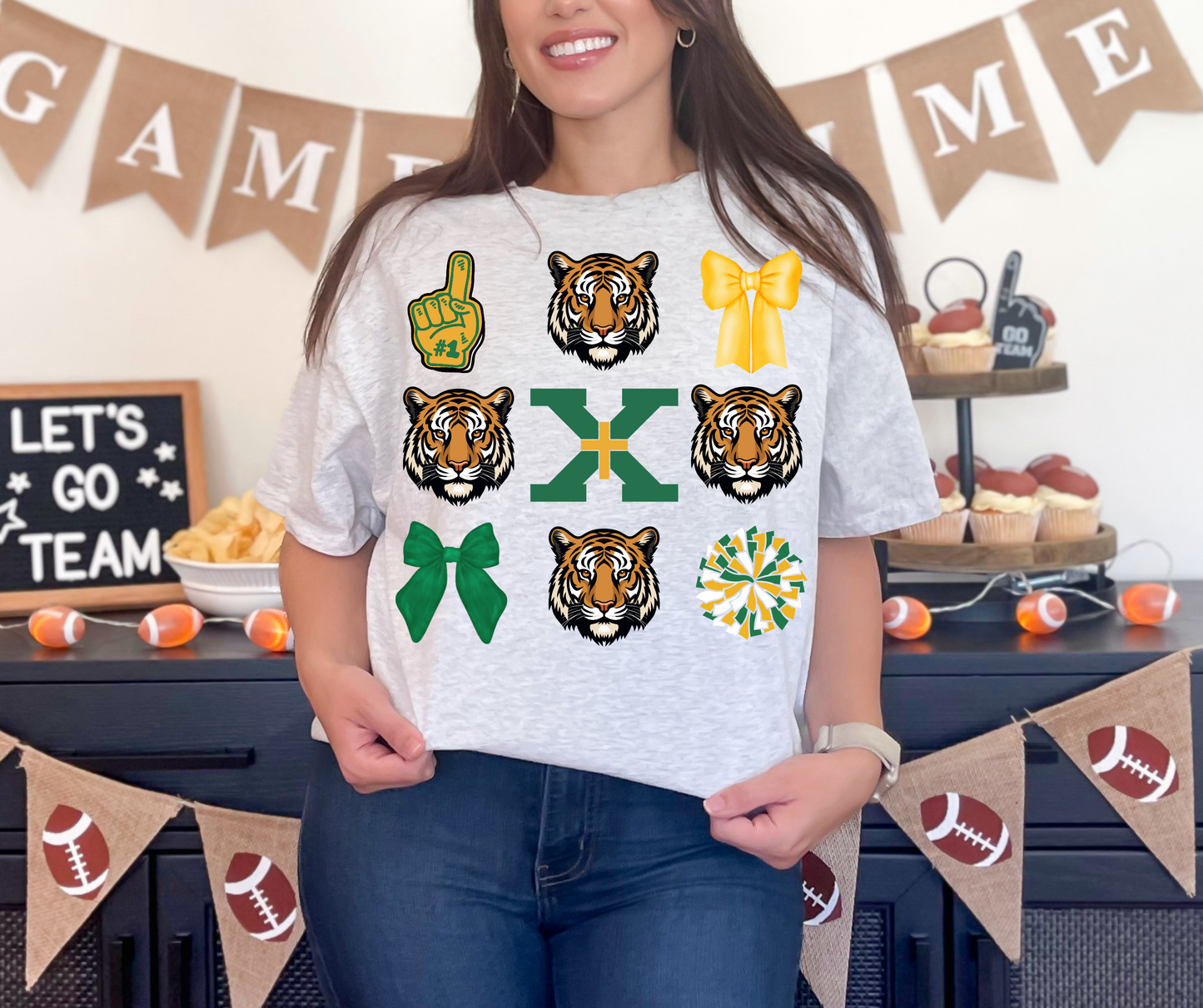 St. X Tigers Coquette Spirit Tee, Sweatshirt or Hoodie