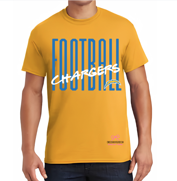 Chargers Football - tee, sweatshirt or hoodie, Youth and Adult