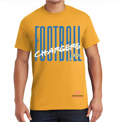 Chargers Football - tee, sweatshirt or hoodie, Youth and Adult