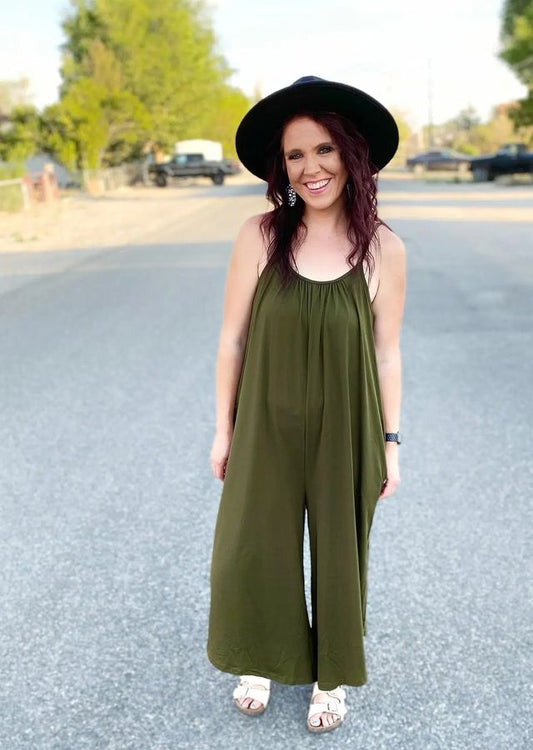 RTS:Baggy Romper-#3-Olive