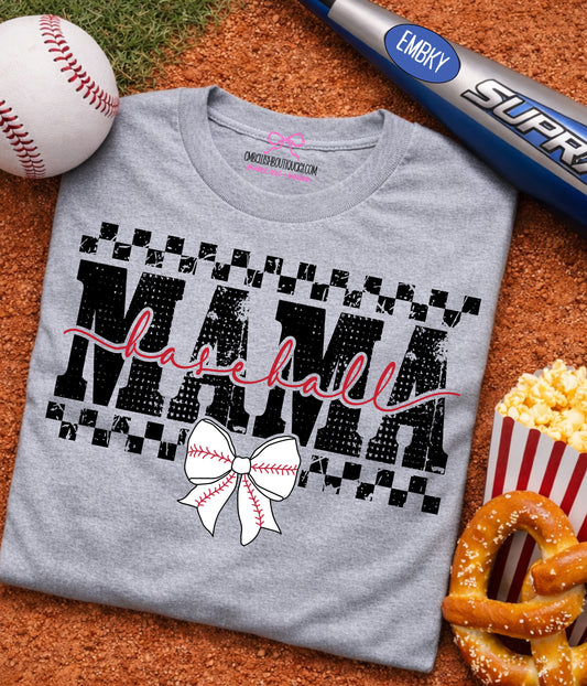 Baseball Mama - Tee or Sweatshirt - Multiple Colors Available