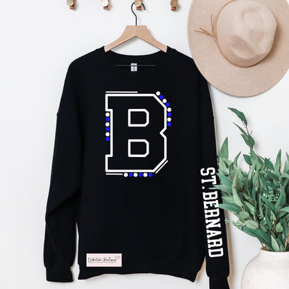 St. Bernard Sleeve "B" - Sweatshirt or Hoodie