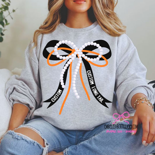 CUSTOM Bow Trio Shirt - tee, sweatshirt or hoodie