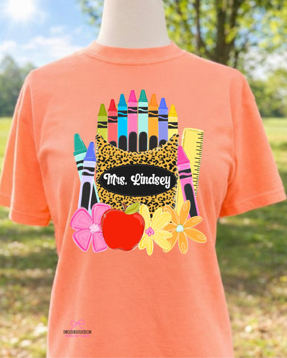 Custom Name  - Teacher Tee