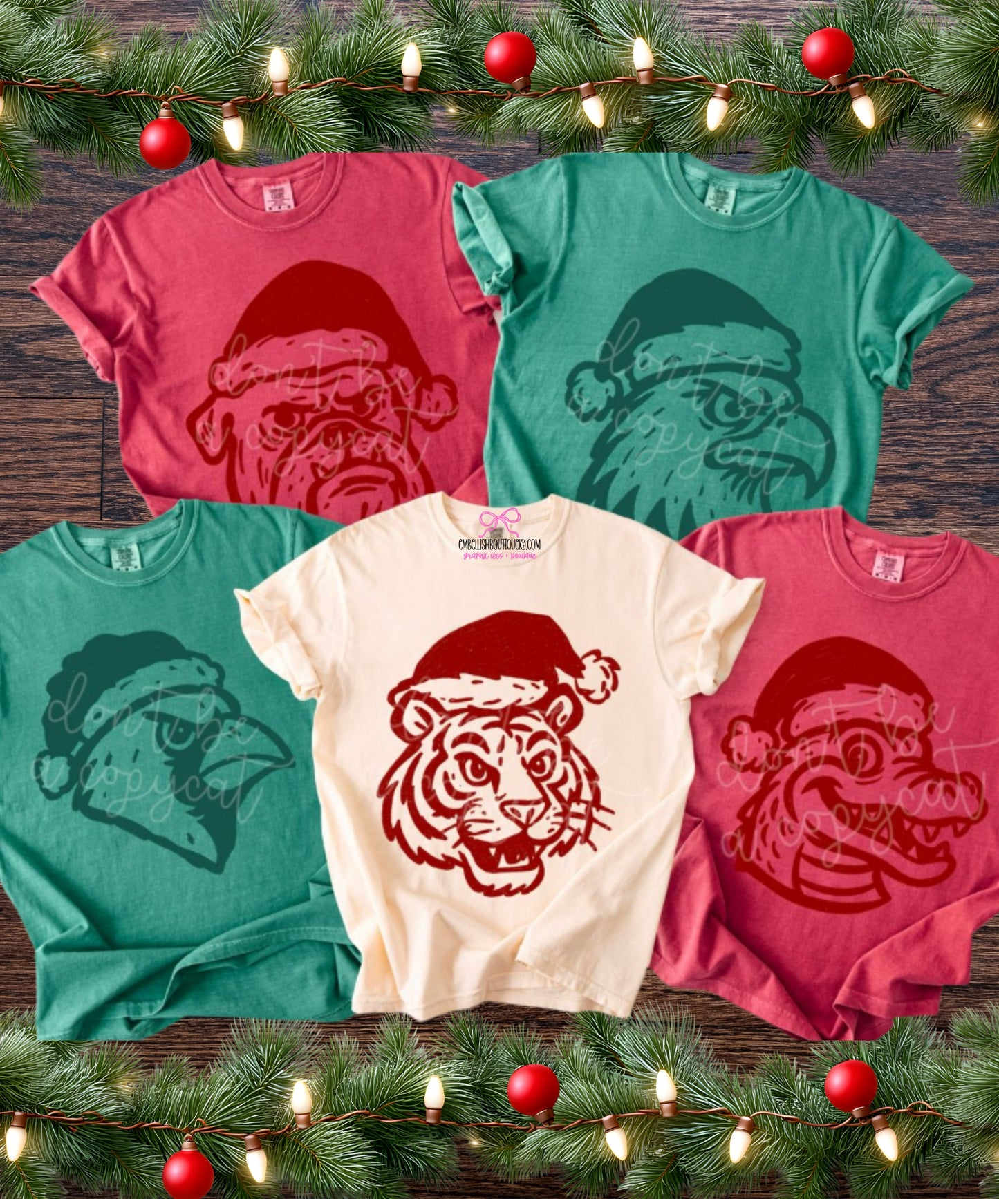 CHRISTMAS MASCOTS - Tee or Sweatshirt