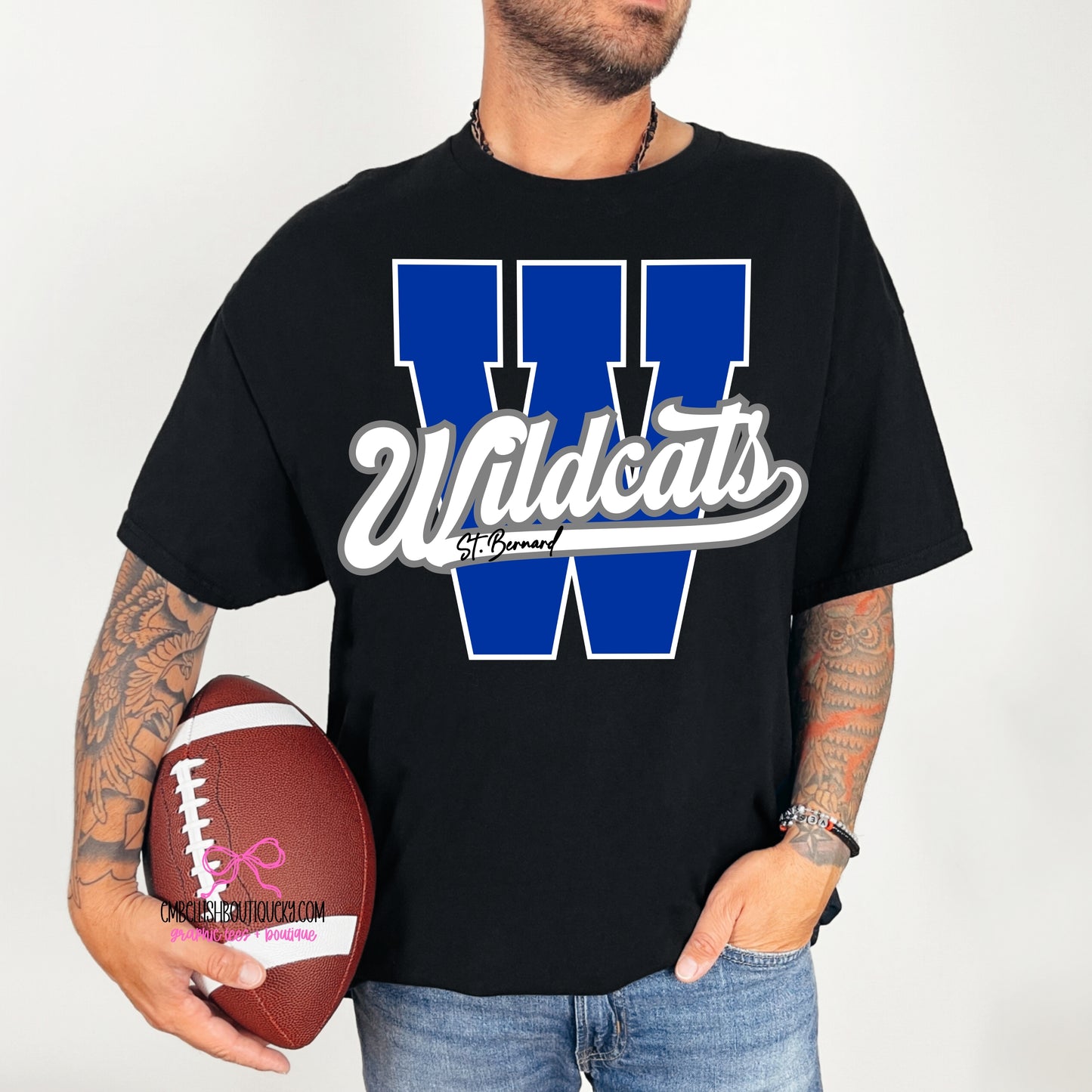 St. Bernard Wildcats - tee, sweatshirt or hoodie, Youth and Adult