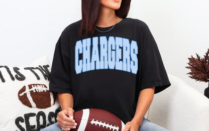 Chargers Stripe - tee, sweatshirt or hoodie, Youth and Adult