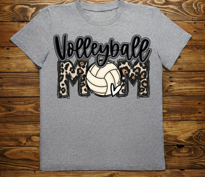 Volleyball Mom - tee, sweatshirt or hoodie - Multiple Colors Available