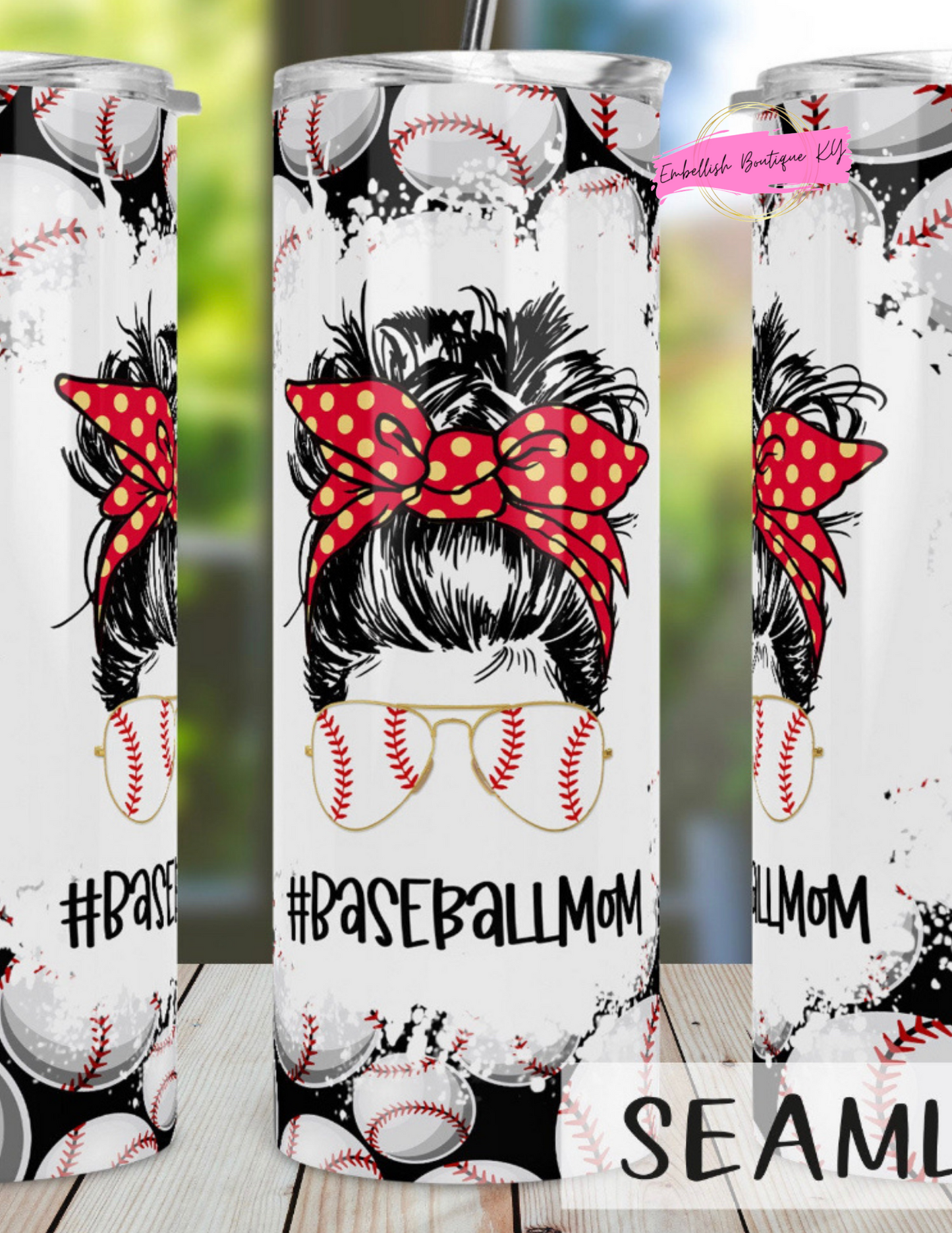 Baseball Mom Tumbler